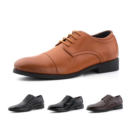 Hitmars Anzugschuhe Herren Schnürhalbschuhe Klassischer Hochzeit Schuhe Lederschuhe Oxford Derby Schuhe Business Formale Brogues Schnürschuhe Braun 42 EU Hitmars Anzugschuhe Herren Schnürhalbschuhe Klassischer Hochzeit Schuhe Lederschuhe Oxford Derby Schuhe Business Formale Brogues Schnürschuhe Braun 42 EU von Hitmars