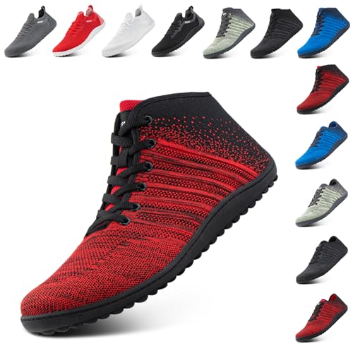 Hitmars Barfußschuhe Herren Barfuss Schuhe Damen Traillaufschuhe Minimalistische Fitnessschuhe Leicht Walkingschuhe Zero Drop Barfusslaufschuhe Rot EU 43 Hitmars Barfußschuhe Herren Barfuss Schuhe Damen Traillaufschuhe Minimalistische Fitnessschuhe Leicht Walkingschuhe Zero Drop Barfusslaufschuhe Rot EU 43 von Hitmars