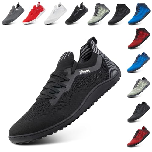 Hitmars Barfußschuhe Herren Barfuss Schuhe Damen Traillaufschuhe Minimalistische Fitnessschuhe Leicht Walkingschuhe Zero Drop Barfusslaufschuhe Schwarz EU 42 Hitmars Barfußschuhe Herren Barfuss Schuhe Damen Traillaufschuhe Minimalistische Fitnessschuhe Leicht Walkingschuhe Zero Drop Barfusslaufschuhe Schwarz EU 42 von Hitmars