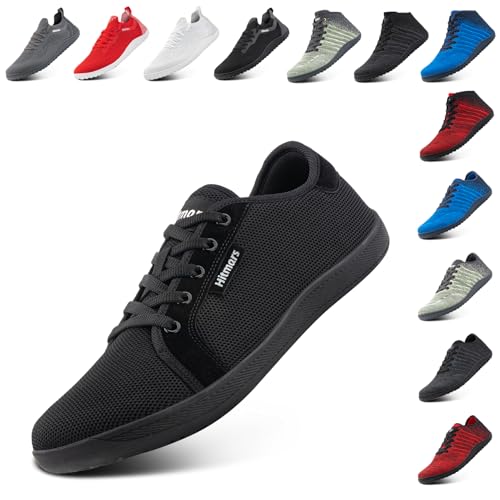 Hitmars Barfußschuhe Herren Barfuss Schuhe Damen Traillaufschuhe Minimalistische Fitnessschuhe Leicht Walkingschuhe Zero Drop Barfusslaufschuhe Schwarz EU 45 Hitmars Barfußschuhe Herren Barfuss Schuhe Damen Traillaufschuhe Minimalistische Fitnessschuhe Leicht Walkingschuhe Zero Drop Barfusslaufschuhe Schwarz EU 45 von Hitmars