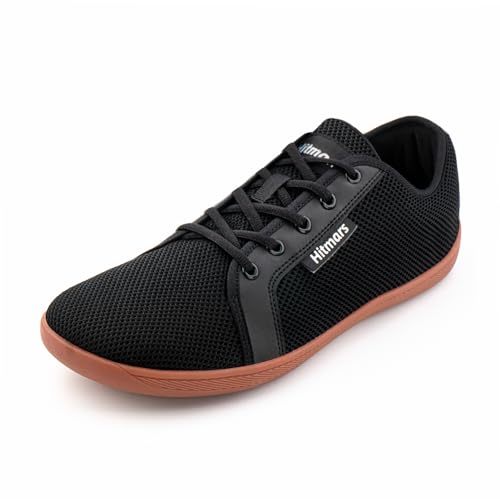 Hitmars Barfußschuhe Herren Damen Barfussschuhe Traillaufschuhe Barfuß Schuhe Zehenschuhe Trail Running Sneaker Trekkingschuhe Fitnessschuhe Unisex Braun 1 Größe 39 von Hitmars