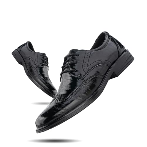 Hitmars Derby Schuhe Herren Anzugschuhe Halbschuh Lederschuhe Business Schuhe Oxford Hochzeitsschuhe Brogues Schnürhalbschuhe Formale 2-Schwarz 40 Hitmars Derby Schuhe Herren Anzugschuhe Halbschuh Lederschuhe Business Schuhe Oxford Hochzeitsschuhe Brogues Schnürhalbschuhe Formale 2-Schwarz 40 von Hitmars