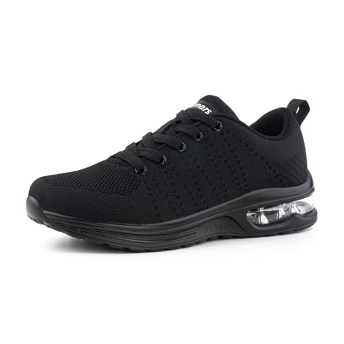 Hitmars Laufschuhe Damen Sportschuhe Turnschuhe Joggingschuhe Frauen Sport Schuhe Luftkissen Running Atmungsaktiv Gym Sneaker Fitness Trailrunning Schwarz 36 Hitmars Laufschuhe Damen Sportschuhe Turnschuhe Joggingschuhe Frauen Sport Schuhe Luftkissen Running Atmungsaktiv Gym Sneaker Fitness Trailrunning Schwarz 36 von Hitmars
