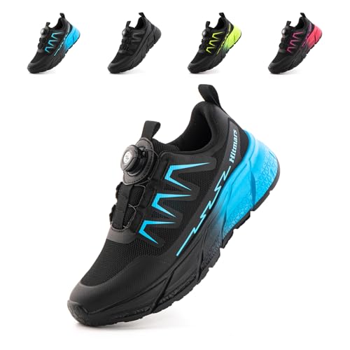 Hitmars Laufschuhe Damen Sportschuhe Turnschuhe rutschfeste Leichtgewichts Straßenlaufschuhe Sneaker Joggingschuhe Atmungsaktiv Walkingschuhe Fitness Schuhe F2 Blau 37 EU von Hitmars