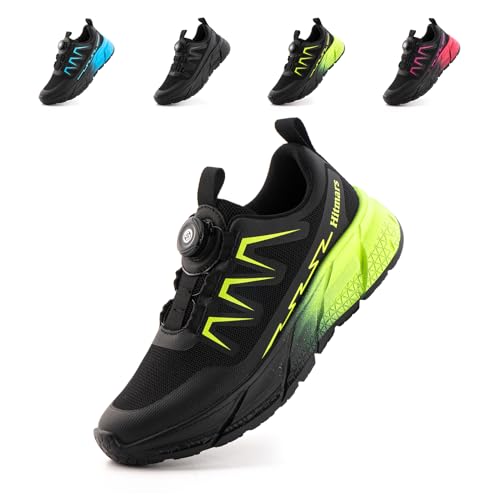 Hitmars Laufschuhe Damen Sportschuhe Turnschuhe rutschfeste Leichtgewichts Straßenlaufschuhe Sneaker Joggingschuhe Atmungsaktiv Walkingschuhe Fitness Schuhe F3 Grün 39 EU von Hitmars