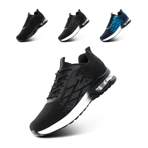 Hitmars Laufschuhe Herren Sneaker Sportschuhe Turnschuhe Herren Leichte Atmungsaktiv Straßenlaufschuhe Joggingschuhe Grau EU41 von Hitmars