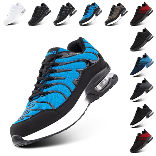 Hitmars Laufschuhe Herren Turnschuhe Damen Sportschuhe Sneaker Tennisschuhe Fitnessschuhe Joggingschuhe Running-Schuhe Leichte Blau EU 40 von Hitmars