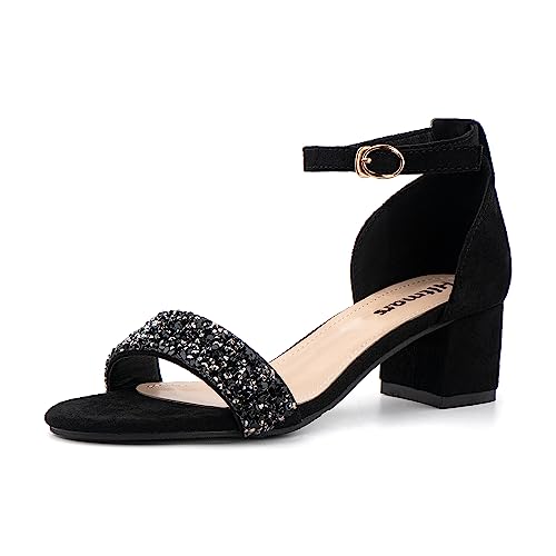 Hitmars Sandalen Damen mit Absatz Sandaletten Elegant Sommerschuhe Blockabsatz Absatzschuhe Frauen Mode Keilsandalen SM19 Schwarz 42 Hitmars Sandalen Damen mit Absatz Sandaletten Elegant Sommerschuhe Blockabsatz Absatzschuhe Frauen Mode Keilsandalen SM19 Schwarz 42 von Hitmars