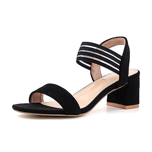 Hitmars Sandalen Damen mit Absatz Sandaletten Elegant Sommerschuhe Blockabsatz Absatzschuhe Frauen Mode Keilsandalen SM20 Schwarz Suede 41 Hitmars Sandalen Damen mit Absatz Sandaletten Elegant Sommerschuhe Blockabsatz Absatzschuhe Frauen Mode Keilsandalen SM20 Schwarz Suede 41 von Hitmars