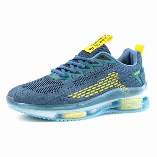 Hitmars Sportschuhe Herren Turnschuhe Laufschuhe Running Sport Schuhe Sneaker Straßenlaufschuhe Luftkissen Atmungsaktiv Gym Tennis Blau 40 Hitmars Sportschuhe Herren Turnschuhe Laufschuhe Running Sport Schuhe Sneaker Straßenlaufschuhe Luftkissen Atmungsaktiv Gym Tennis Blau 40 von Hitmars