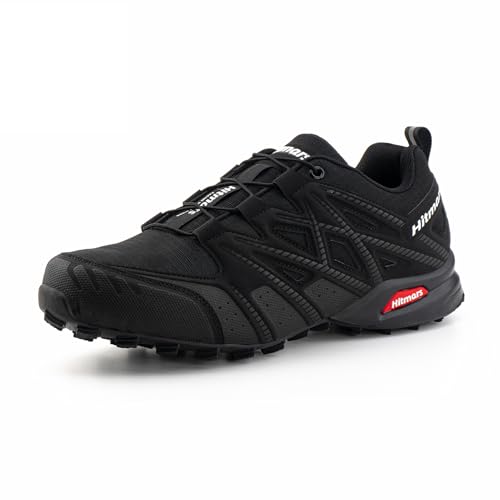 Hitmars Trailrunning Schuhe Traillaufschuhe Herren Damen Wanderschuhe Trail Running Schuhe Trekking Turnschuhe Outdoor Laufschuhe Leicht Atmungsaktiv Schwarz EU 43 Hitmars Trailrunning Schuhe Traillaufschuhe Herren Damen Wanderschuhe Trail Running Schuhe Trekking Turnschuhe Outdoor Laufschuhe Leicht Atmungsaktiv Schwarz EU 43 von Hitmars