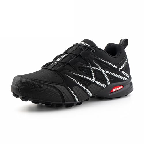 Hitmars Trailrunning Schuhe Traillaufschuhe Herren Damen Wanderschuhe Trail Running Schuhe Trekking Turnschuhe Outdoor Laufschuhe Leicht Atmungsaktiv Schwarz-Weiss EU 45 Hitmars Trailrunning Schuhe Traillaufschuhe Herren Damen Wanderschuhe Trail Running Schuhe Trekking Turnschuhe Outdoor Laufschuhe Leicht Atmungsaktiv Schwarz-Weiss EU 45 von Hitmars