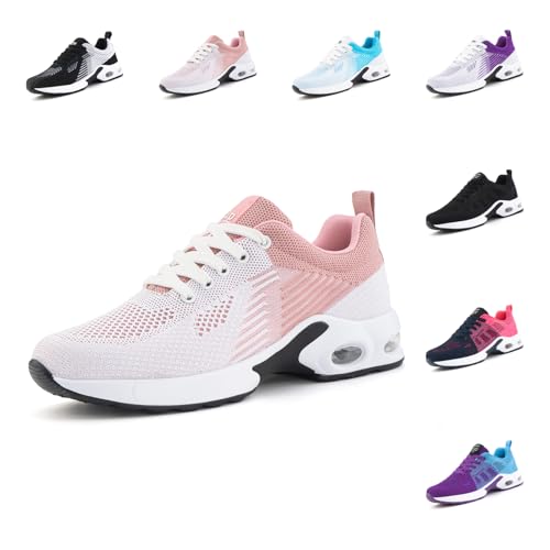 Hitmars Laufschuhe Damen Sportschuhe Turnschuhe Frauen Luftpolster Leicht Straßenlaufschuhe Stoßdämpfend Sneaker Atmungsaktiv rutschfest Fitness Running Outdoor UDI2-Rosa EU36 Hitmars Laufschuhe Damen Sportschuhe Turnschuhe Frauen Luftpolster Leicht Straßenlaufschuhe Stoßdämpfend Sneaker Atmungsaktiv rutschfest Fitness Running Outdoor UDI2-Rosa EU36 von Hitmars