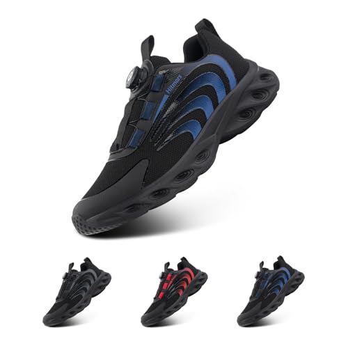 Hitmars Turnschuhe Herren Laufschuhe Luftpolster Sneaker Air Sportschuhe Joggingschuhe Straßenlaufschuhe rutschfest Joggingschuhe Walkingschuhe Fitness Running Outdoor Blau EU 41 von Hitmars