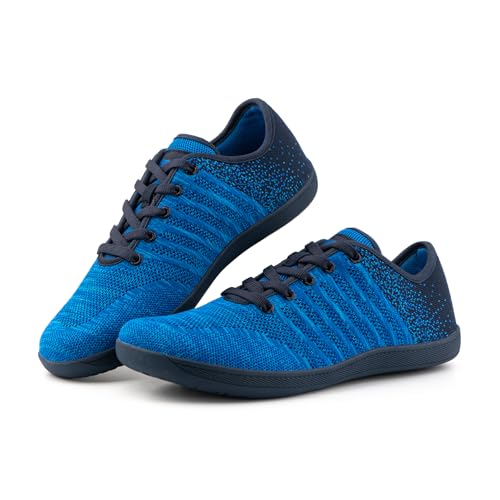 Hitmars Turnschuhe Herren Laufschuhe Sportschuhe Sneaker Tennisschuhe Fitnessschuhe Joggingschuhe Running-Schuhe Straßenlaufschuhe Blau-1 EU 44 von Hitmars