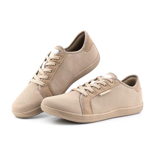 Hitmars Turnschuhe Herren Laufschuhe Sportschuhe Sneaker Tennisschuhe Fitnessschuhe Joggingschuhe Running-Schuhe Straßenlaufschuhe Braun EU 47 von Hitmars