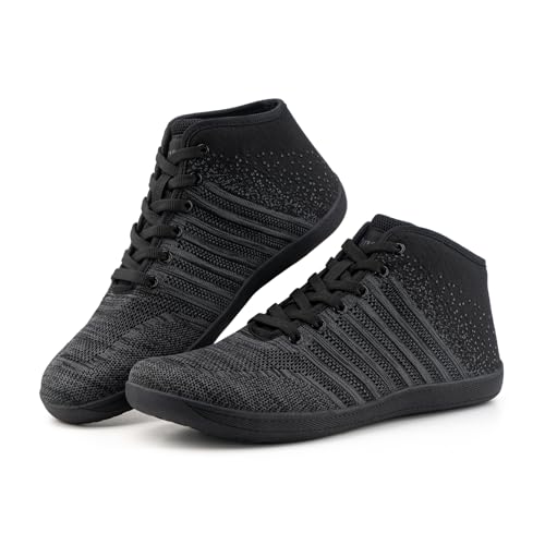 Hitmars Turnschuhe Herren Laufschuhe Sportschuhe Sneaker Tennisschuhe Fitnessschuhe Joggingschuhe Running-Schuhe Straßenlaufschuhe Schwarz-2 EU 47 von Hitmars