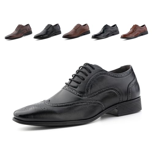 Schnürhalbschuhe Herren Oxford Schuhe Anzugschuhe Lederschuhe Faux Männer Business Schnürschuh Hochzeitsschuhe Brogues Derby Klassischer GPG669 Schwarz 46 Schnürhalbschuhe Herren Oxford Schuhe Anzugschuhe Lederschuhe Faux Männer Business Schnürschuh Hochzeitsschuhe Brogues Derby Klassischer GPG669 Schwarz 46 von Hitmars