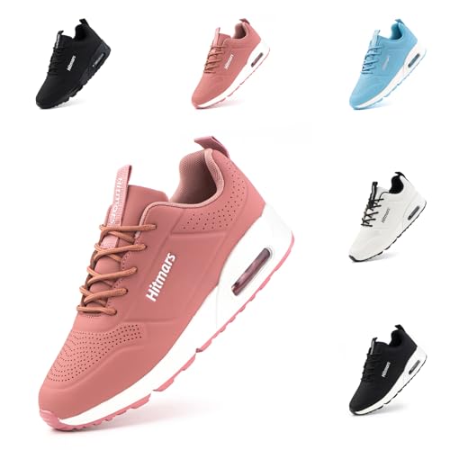 Turnschuhe Damen Sportschuhe Laufschuhe Joggingschuhe Straßenlaufschuhe Trainings Running Tennis Fitness Schuhe Sneaker Dwg823 Rosa EU 40 von Hitmars