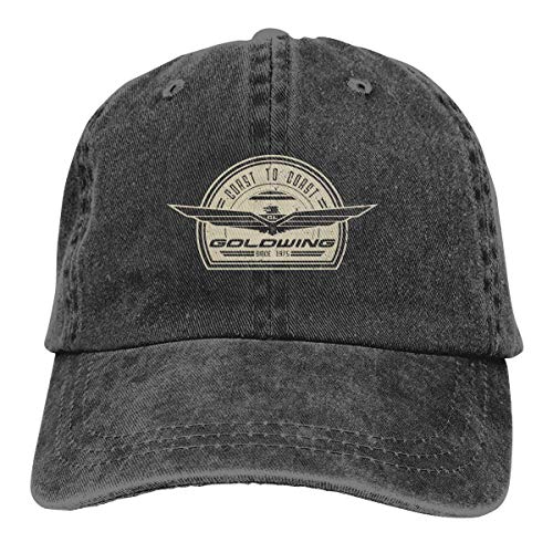 Basecap Snapback Outdoor Baseball Kappe Jeans Hat Gold Wing Retro Lightweight Breathable Soft Baseball Cap Sports Cap Adult Trucker Hat Mesh Cap von Hiusn