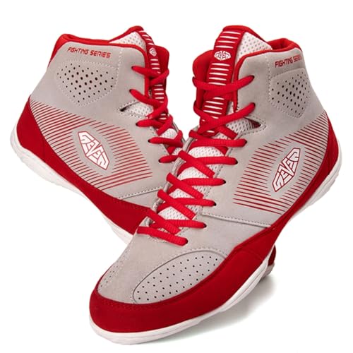 Hiuzylqx BoxenSchuhe Herren Deep Squat Schuhe Wrestling Combat Boxers Trainer Ringerschuhe Atmungsaktiv Boxen Stiefel ringerschuhe für männer,A,39 EU von Hiuzylqx