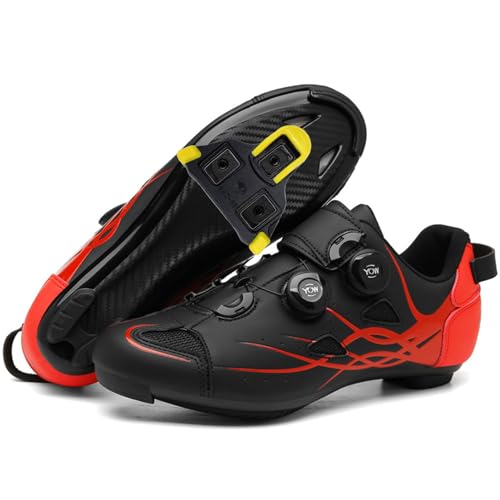 Hiuzylqx Fahrradschuhe Herren Kompatibel mit Peloton Look SPD SPD-SL Delta Lock Pedal Rennrad Schuhe Leicht Spinning Radsportschuhe,C,43 EU Hiuzylqx Fahrradschuhe Herren Kompatibel mit Peloton Look SPD SPD-SL Delta Lock Pedal Rennrad Schuhe Leicht Spinning Radsportschuhe,C,43 EU von Hiuzylqx