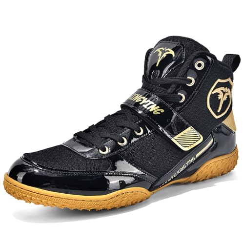 Hiuzylqx High Top Boxingschuhe RingerTrainingsschuhe Combat Trainer Casual Fashion Atmungsaktiv Kampfsport Fitnesschuhe Bodybuilding Boxing Boots Kickboxen Gewichtheben,Schwarz,39 EU Hiuzylqx High Top Boxingschuhe RingerTrainingsschuhe Combat Trainer Casual Fashion Atmungsaktiv Kampfsport Fitnesschuhe Bodybuilding Boxing Boots Kickboxen Gewichtheben,Schwarz,39 EU von Hiuzylqx