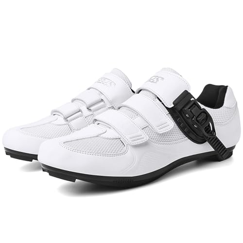 Hiuzylqx rutschfeste Fahrradschuhe Herren, Atmungsaktive Rennrad Und Mountainbike Schuhe Mit Gummisohle No-Lock Fahrradschuhe,D,41 EU Hiuzylqx rutschfeste Fahrradschuhe Herren, Atmungsaktive Rennrad Und Mountainbike Schuhe Mit Gummisohle No-Lock Fahrradschuhe,D,41 EU von Hiuzylqx