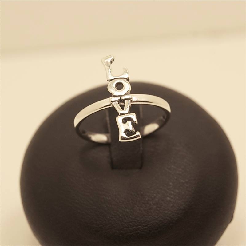 Liebesring - Liebe Valentinstag Geschenk Jahrestag Daumenring Silber Sterling Liebesknöchelring 925 von HiwireJewelry