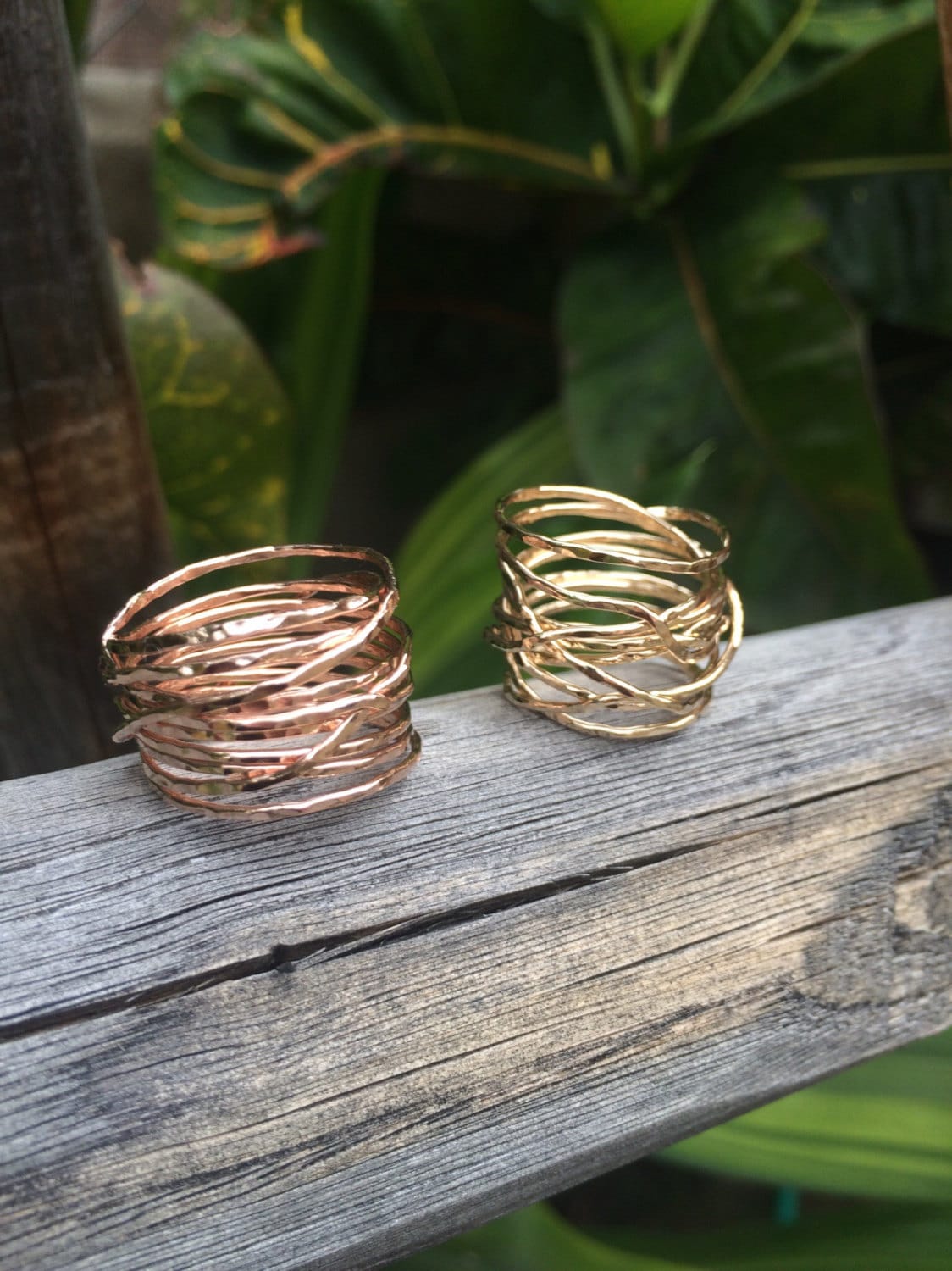 10 Tage Ring - Zufällig Gewickelter Drahtring Free Style 14K Gold Filled Freundschaftsring Daumenring 10 Tage Ring - Zufällig Gewickelter Drahtring Free Style 14K Gold Filled Freundschaftsring Daumenring von HiwireJewelry