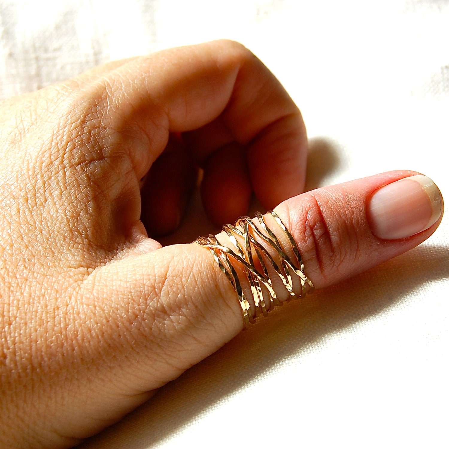 Zufällig Gewickelter Ring - Drahtring 10 Tage Free Style Ring 14K Gold Filled Freundschaftsring Nest Mal Herum Zufällig Gewickelter Ring - Drahtring 10 Tage Free Style Ring 14K Gold Filled Freundschaftsring Nest Mal Herum von HiwireJewelry