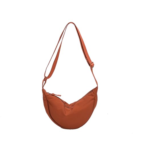 Hixingo 2024 Stylisch Bauchtasche für Damen und Herren, Hüfttasche Verstellbare Sport Groß Gürteltasche mit Reißverschluss für Outdoor Laufen Wandern Radfahren Gehen (27x13cm,Orange) von Hixingo