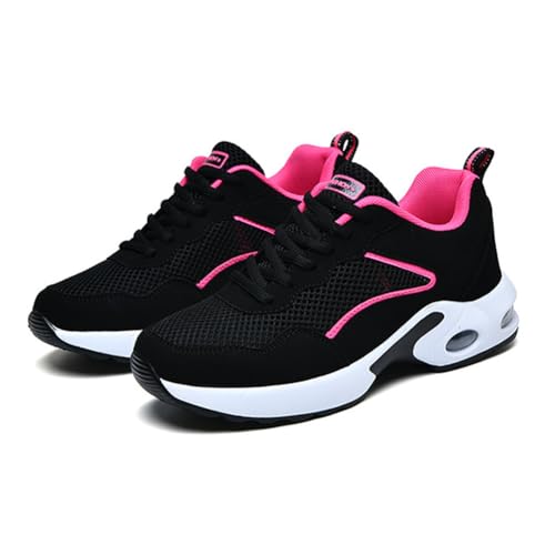 Hixingo Atmungsaktiv Jazzschuhe Damen Cheerleader Schuhe Lace Up Tanzsneaker Damen, Line Dance Schuhe Damen, Zumba Schuhe Damen für Yoga Fitness Gymnastik Training Schuhe 35-40 von Hixingo