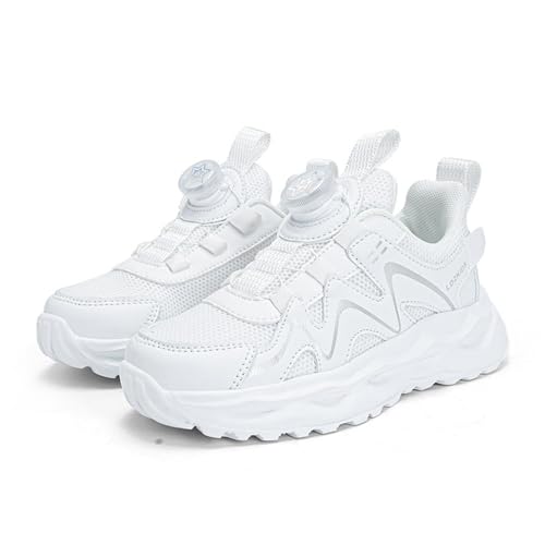 Hixingo Basketball Schuhe für Jungen Mädchen Basketballschuhe Kinder Leicht Atmungsaktiv Mesh Sneaker Kinder Unisex Anti-Rutsch Outdoor Herren Sportschuhe Laufschuhe Größe 28-39 von Hixingo