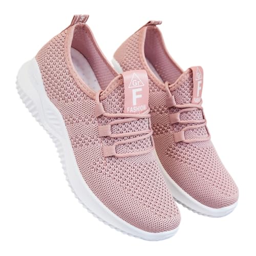 Hixingo Damen Laufschuhe Turnschuhe Mode Sneaker Sportschuhe Leichte Atmungsaktiv Schuhe Straßenlaufschuhe Tennisschuhe Mädchen Outdoor Fitness Running Jogging Sportsschuhechuhe von Hixingo