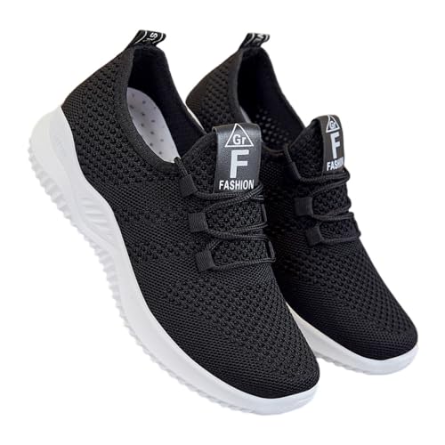 Hixingo Damen Laufschuhe Turnschuhe Mode Sneaker Sportschuhe Leichte Atmungsaktiv Schuhe Straßenlaufschuhe Tennisschuhe Mädchen Outdoor Fitness Running Jogging Sportsschuhechuhe von Hixingo