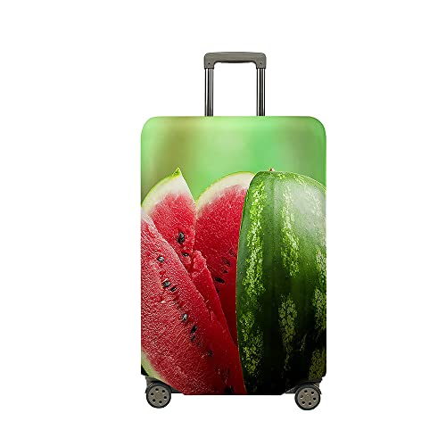 Hixingo Elastisch Kofferhülle Kofferschutzhülle, Koffer Schutzhülle Staubdichte Reisekoffer Hülle Trolley Case Schutzhülle Reisegepäckabdeckung (Wassermelone m,M (22-24 Zoll)) von Hixingo