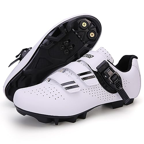 Hixingo Fahrradschuhe Damen Herren MTB Radsportschuhe Mountainbike Schuhe Sneaker Atmungsaktive Outdoor-Radschuhe Fahrrad Spin MTB Schuhe von Hixingo