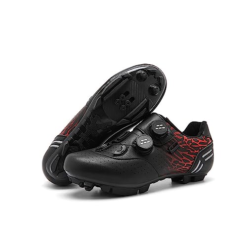 Hixingo Fahrradschuhe Damen Herren MTB Radsportschuhe Rennradschuh Mountainbike Schuhe Sneaker Atmungsaktive Indoor -Radschuhe Fahrrad Outdoor Spin MTB Schuhe -T730 von Hixingo