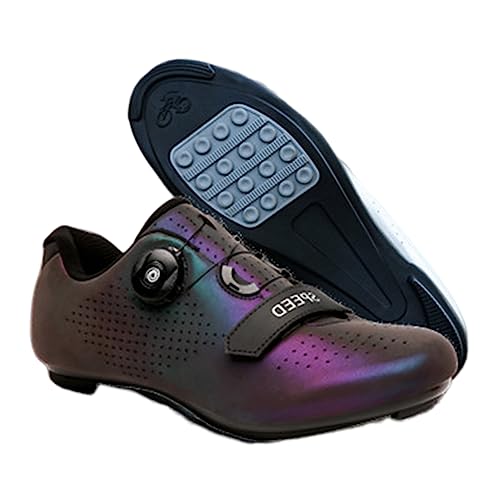 Hixingo Fahrradschuhe Herren Damen, Rennrad Und Mountainbike Schuhe Mit Gummisohle, Atmungsaktive Sneaker, rutschfeste No-Lock Fahrradschuhe MTB Schuhe Hixingo Fahrradschuhe Herren Damen, Rennrad Und Mountainbike Schuhe Mit Gummisohle, Atmungsaktive Sneaker, rutschfeste No-Lock Fahrradschuhe MTB Schuhe von Hixingo