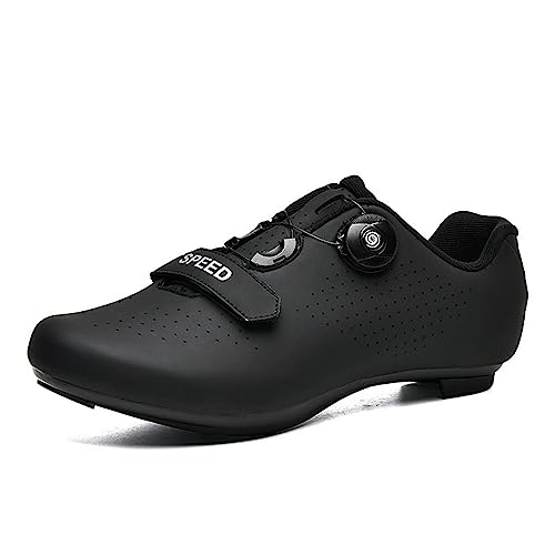 Hixingo Fahrradschuhe Herren Damen, Rennrad Und Mountainbike Schuhe Mit Gummisohle, Atmungsaktive Sneaker, rutschfeste No-Lock Fahrradschuhe MTB Schuhe von Hixingo