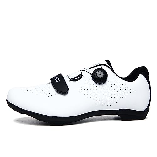 Hixingo Fahrradschuhe Herren Damen, Rennrad Und Mountainbike Schuhe Mit Gummisohle, Atmungsaktive Sneaker, rutschfeste No-Lock Fahrradschuhe MTB Schuhe von Hixingo