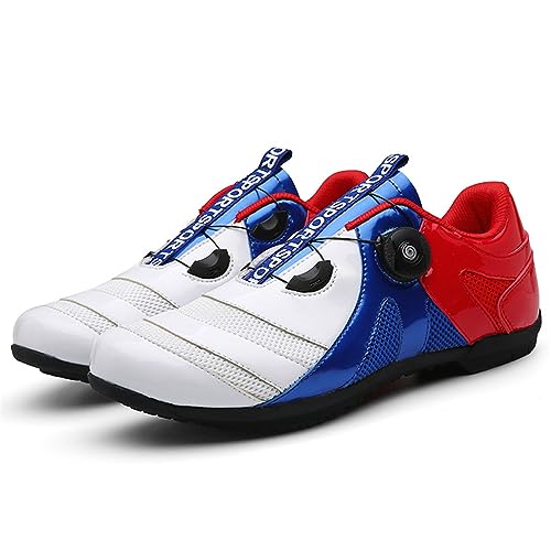 Hixingo Fahrradschuhe Herren Damen, Rennrad Und Mountainbike Schuhe Mit Gummisohle, Atmungsaktive Sneaker rutschfeste No-Lock Fahrradschuhe MTB Schuhe von Hixingo