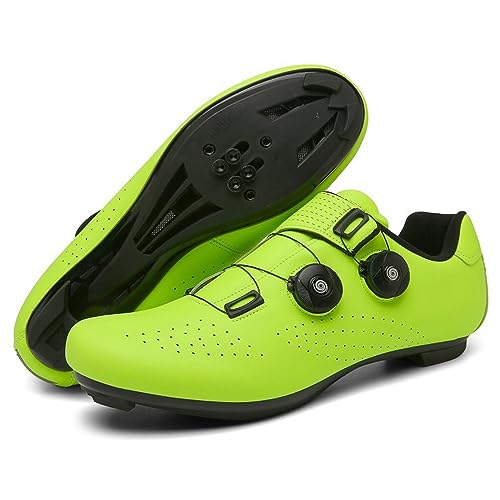 Hixingo Fahrradschuhe Herren Damen Einfach MTB Radsportschuhe Rennradschuh Mountainbike Schuhe SPD/SPD-SL Kompatibles Fahrrad Schuhe Atmungsaktive Outdoor-Radschuhe von Hixingo