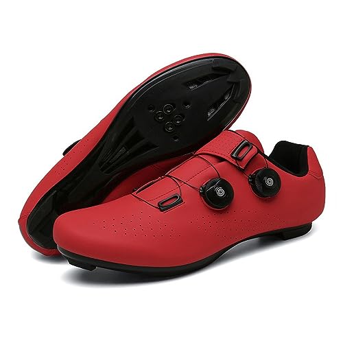 Hixingo Fahrradschuhe Herren Damen Einfach MTB Radsportschuhe Rennradschuh Mountainbike Schuhe SPD/SPD-SL Kompatibles Fahrrad Schuhe Atmungsaktive Outdoor-Radschuhe von Hixingo