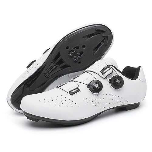 Hixingo Fahrradschuhe Herren Damen Einfach MTB Radsportschuhe Rennradschuh Mountainbike Schuhe SPD/SPD-SL Kompatibles Fahrrad Schuhe Atmungsaktive Outdoor-Radschuhe von Hixingo