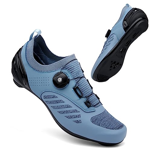 Hixingo Fahrradschuhe Herren Damen MTB Atmungsaktive Radsportschuhe Rennradschuh Mountainbike Schuhe Sneaker Outdoor-Radschuhe Fahrrad Indoor Spin MTB Schuhe von Hixingo