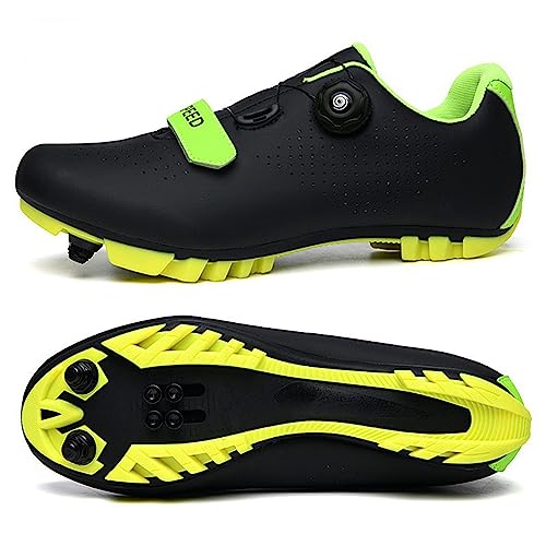 Hixingo Fahrradschuhe Herren Damen MTB Radsportschuhe Mountainbike Schuhe Sneaker Atmungsaktive Outdoor-Radschuhe Fahrrad Spin MTB Schuhe von Hixingo