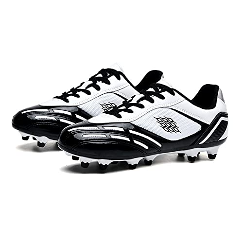 Hixingo Fußballschuhe Unisex Fussballschuhe Kinder, FG/TF-Fußball Schuhe Jungen Mädchen Multinocken Fussballschuhe Kinder Trainingsschuhe für Draußen oder Halle Fussball Plätze von Hixingo