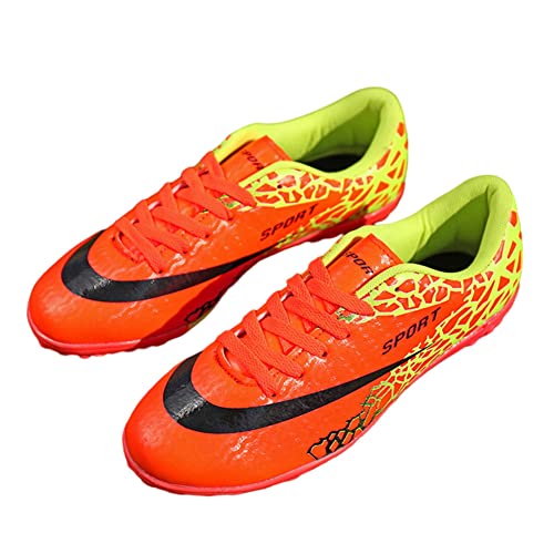 Hixingo Fußballschuhe Unisex Fussballschuhe Kinder, Fußball Schuhe Jungen Mädchen FG/AG Fussballschuhe Kinder Trainingsschuhe für Draußen Fussball Plätze von Hixingo